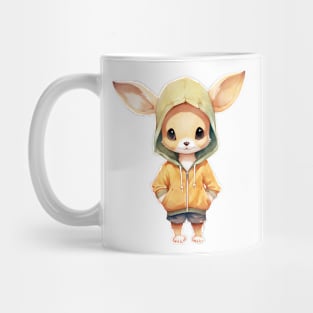 Kangaroo Wearing Hoodie Mug